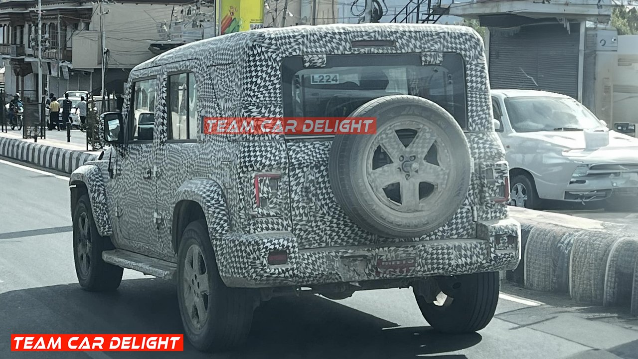 Mahindra Thar Roxx Spy SHot