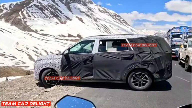 2025 Kia Carens Facelift – Spied Doing High Altitude Testing!