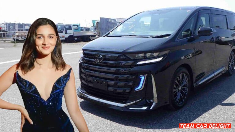 Alia Bhatt buys New Toyota Vellfire Worth Rs. 1.3 Crore!